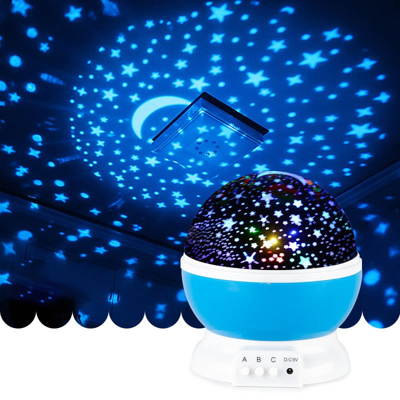 Galaxy Projector Starry Rotating LED Night Light