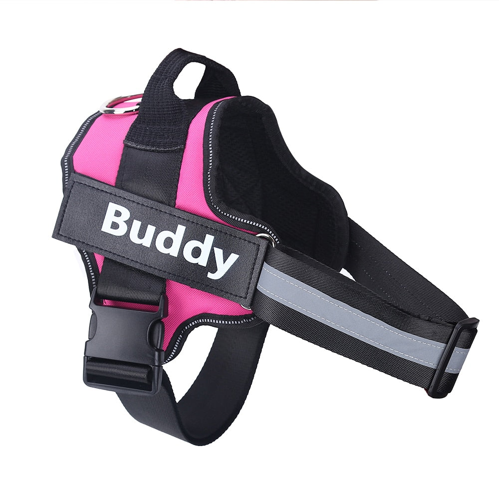 Personalized Reflective Dog Harness