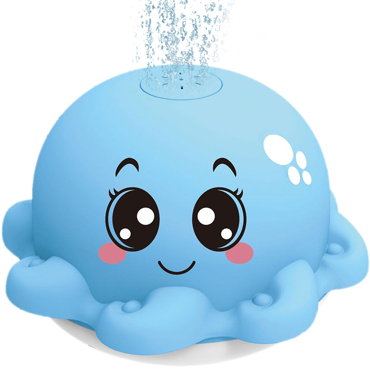 Baby Bath Flashing Light Water Octopus Spray