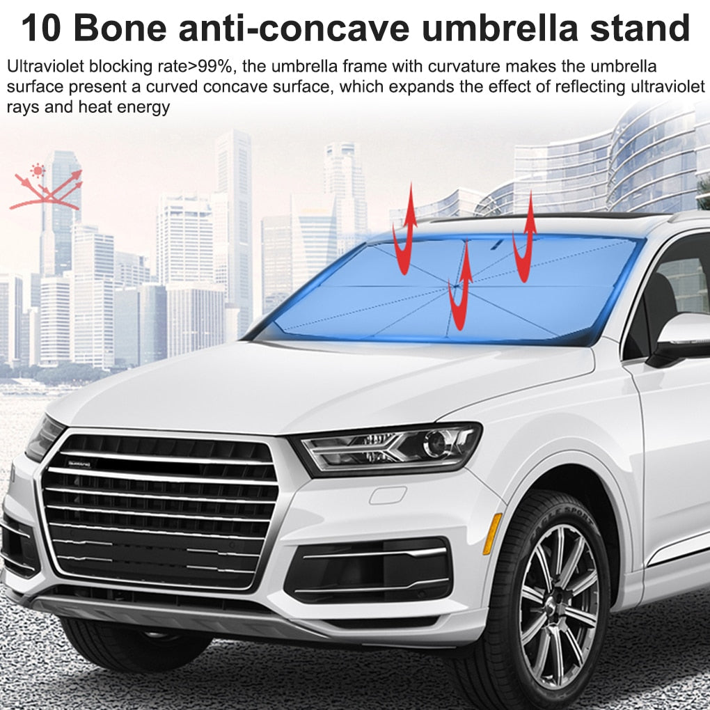 Car Sun Shade Protector Umbrella Windshield Cover