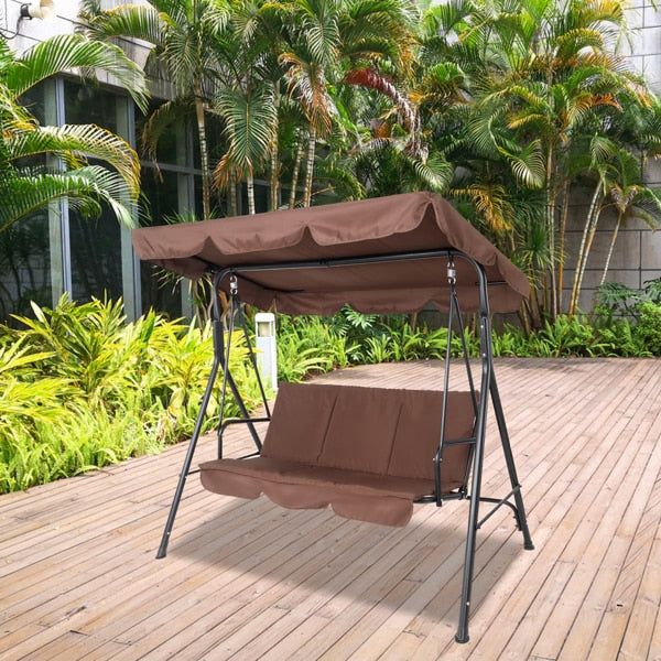 Canopy and cushion Iron Swing patio chair