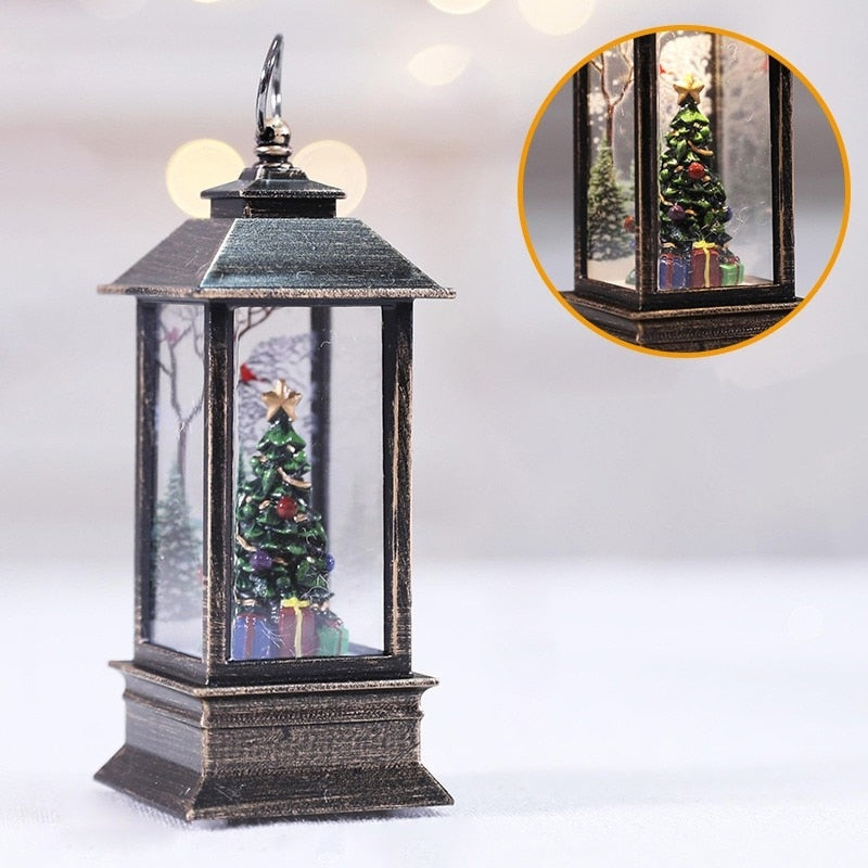 Christmas Led Candles Lantern