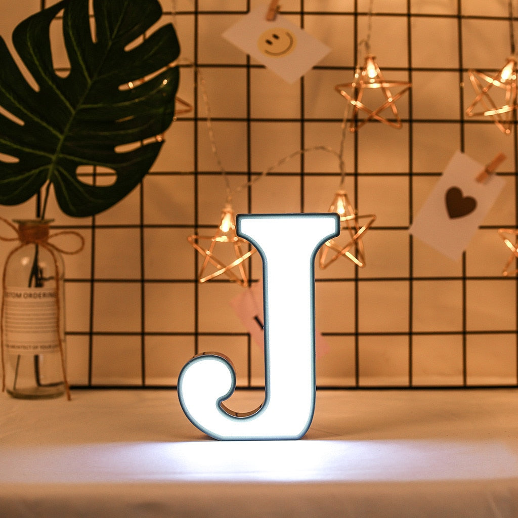 LED Letter Light Decor