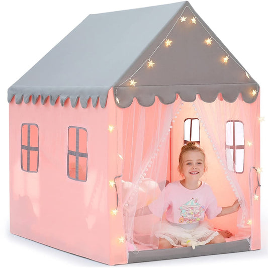 Children Princess Portable Castle Tent