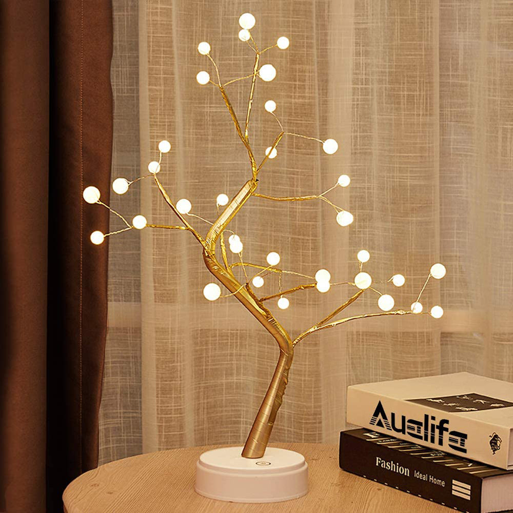 Artificial LED Lighted Bonsai Tree