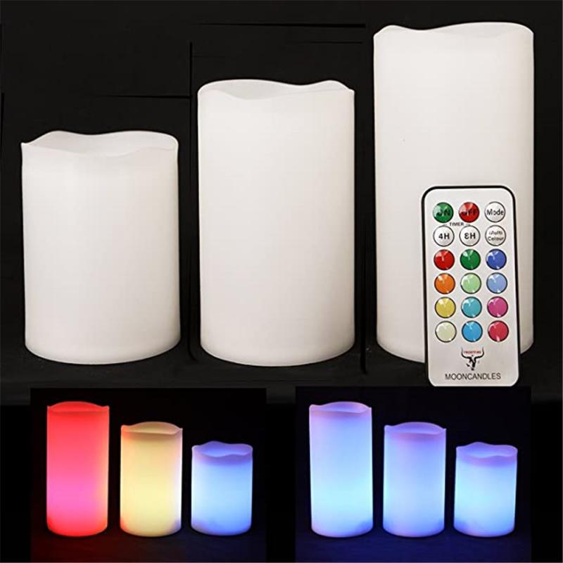 Remote Control LED Flameless Candle Set