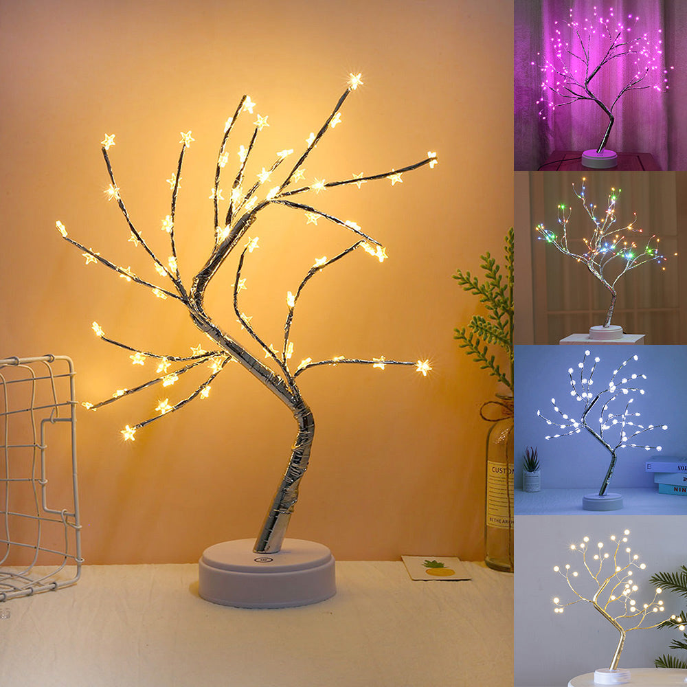 Artificial LED Lighted Bonsai Tree