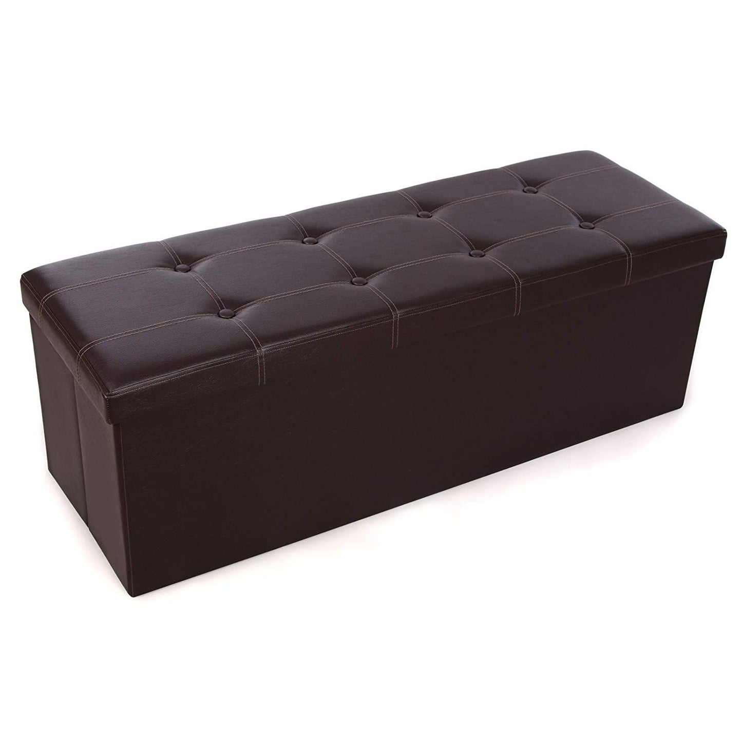 Bench Foldable Stool with Storage Space Ottoman