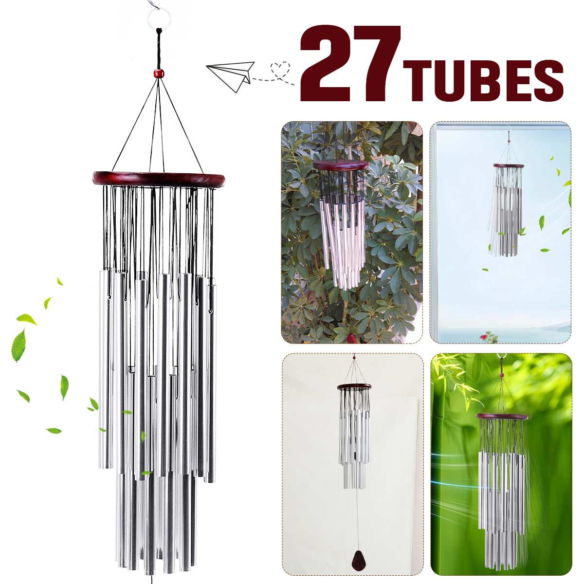 Hanging Wind Chimes 27 tubes