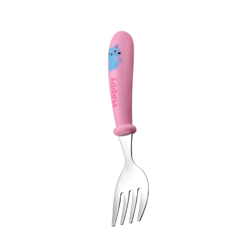 Infant Toddler Tableware Fork and Spoon w/Box