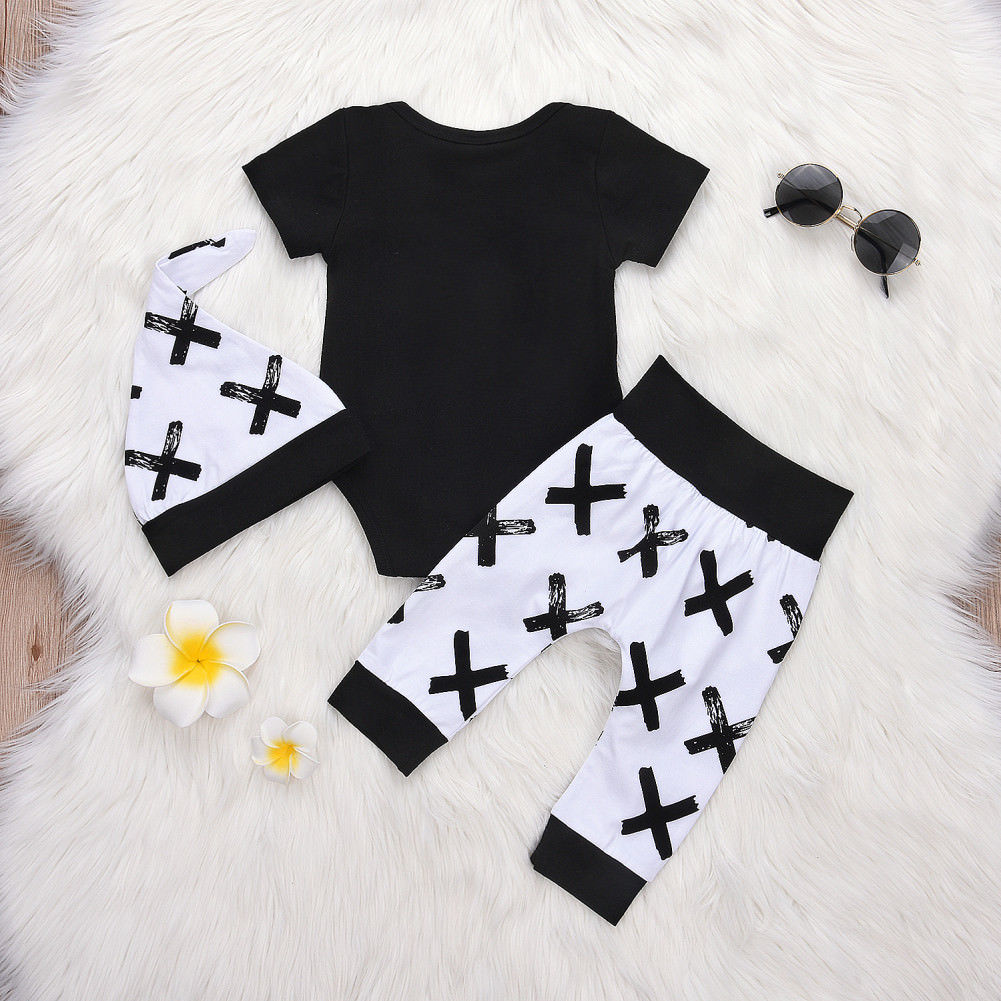 Baby Boy 3Pcs Cotton Clothes Set