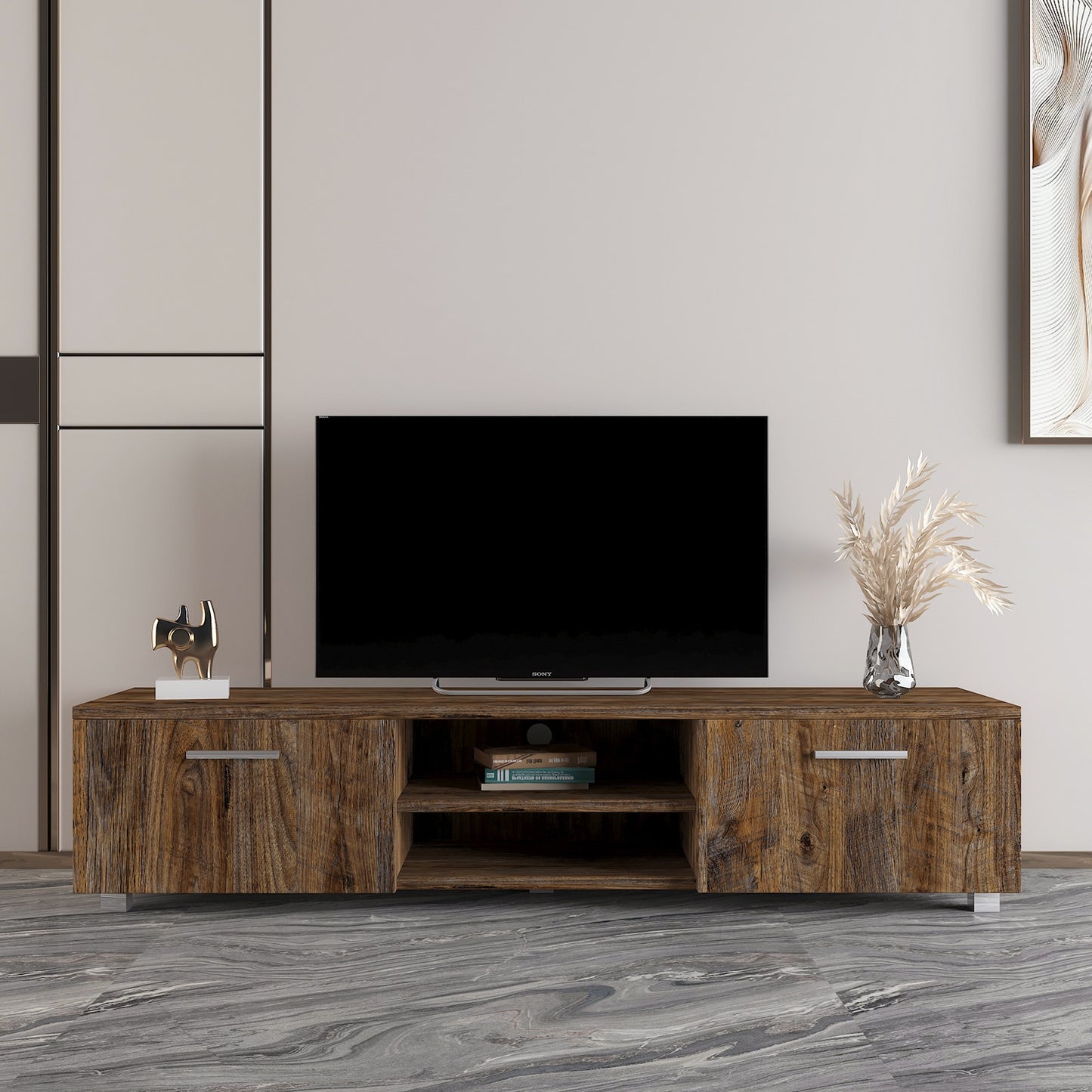 TV Stand with Storage Space 4 Colors