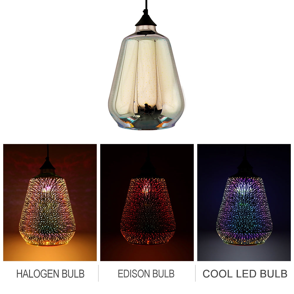 Modern colorful starry sky glass chandelier