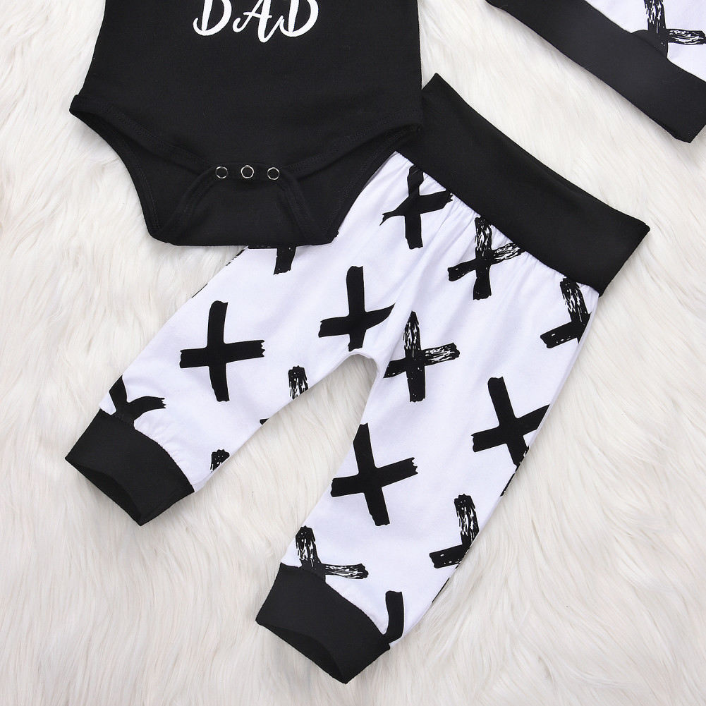 Baby Boy 3Pcs Cotton Clothes Set