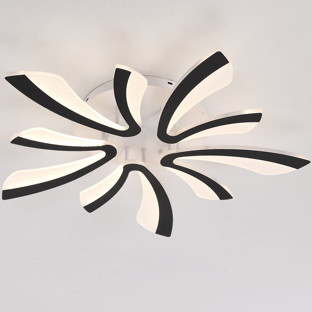 Modern Led Ceiling Light Fixture Dimming Chandelier