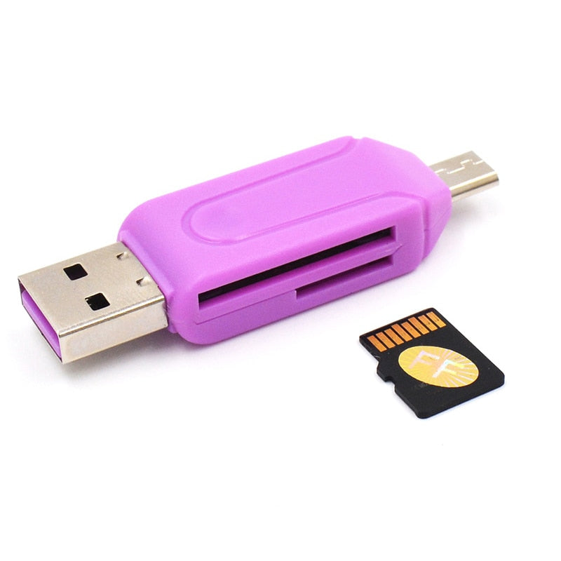 All In 1 USB 2.0 Memory Card Reader Adapter