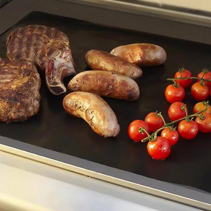 2Pcs Non-Stick BBQ Grill Mat