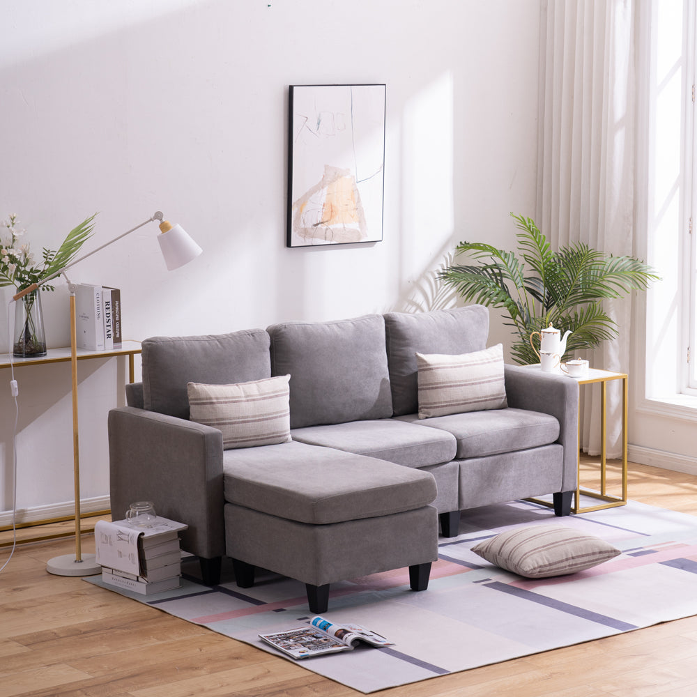 Modern Living Room Sofa Loveseat Chaise Combination