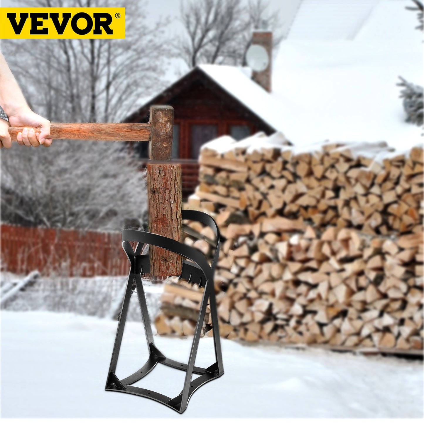 Steel Firewood Splitter Tool