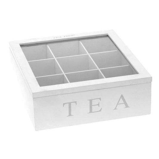 Wood Tea Box Organizer