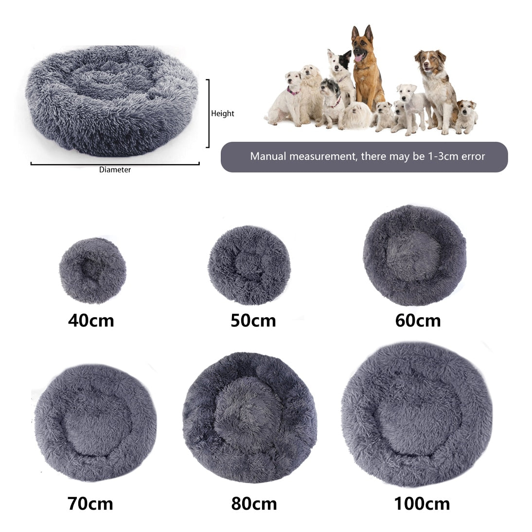 Super Soft Washable Dog or Pet Bed