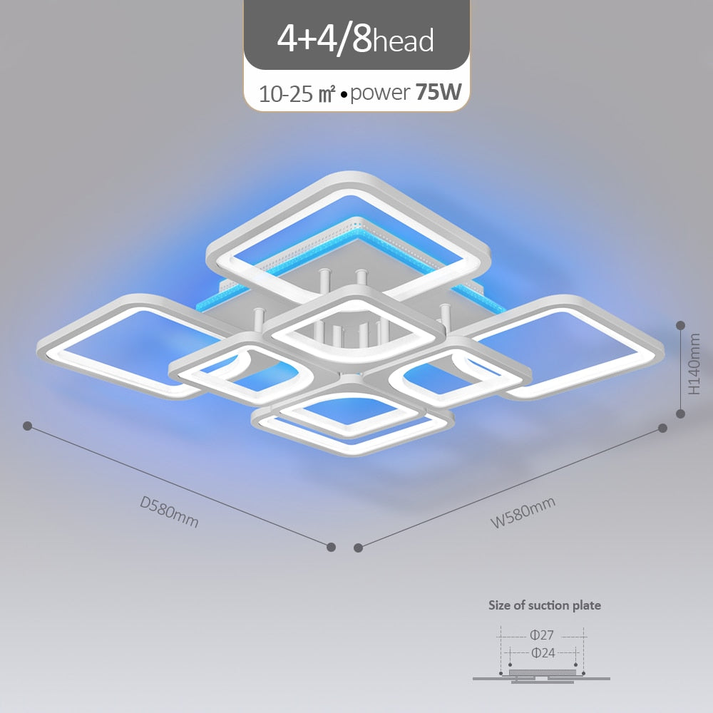 Dimmable LED Modern Ceiling Lighting Fixture