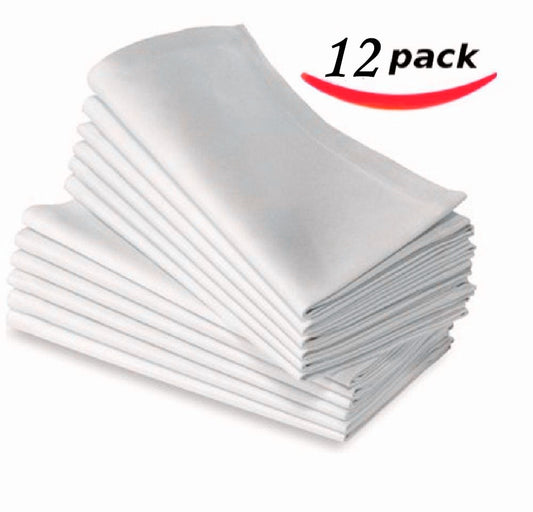 12PC COTTON CLOTH LINEN NAPKINS