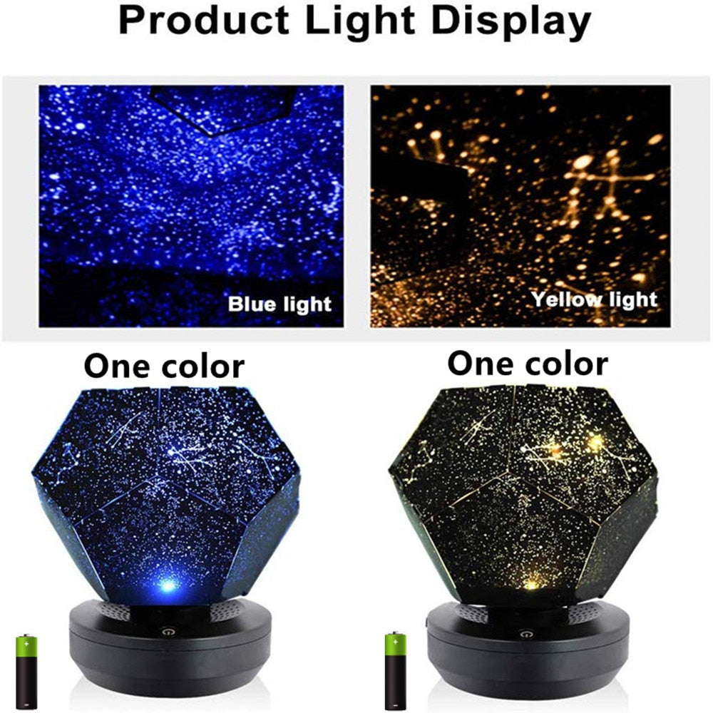 Star Projector Color Changing Remote Control Lamp