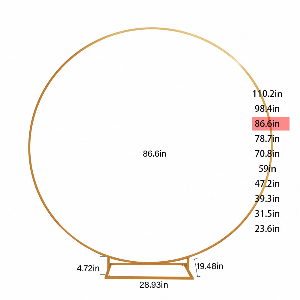 Wedding Arch Kit (Round Hexagon Oval)