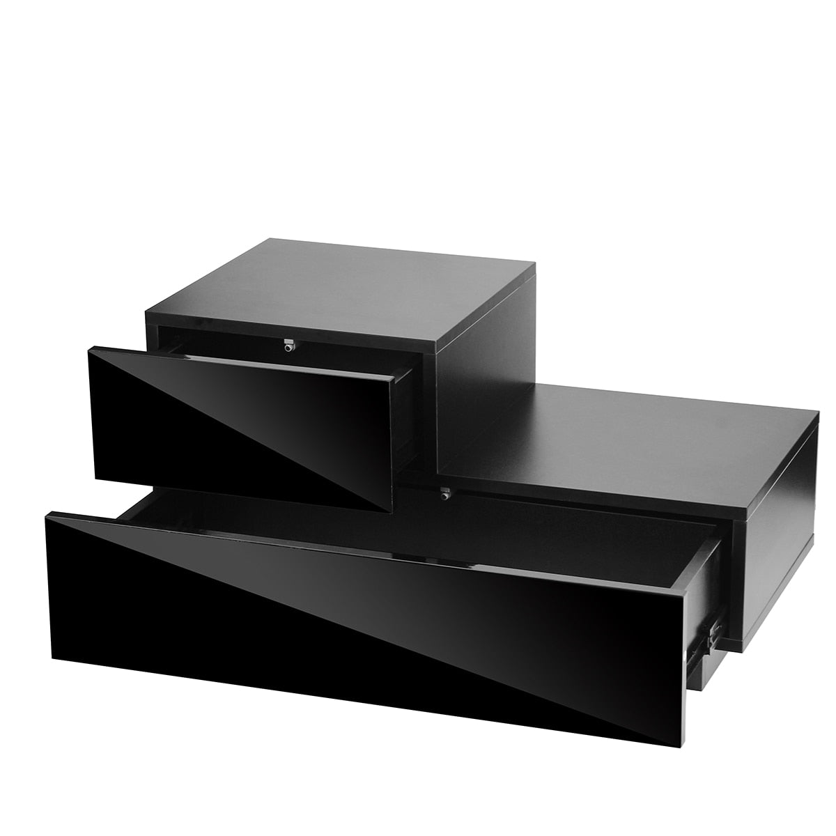 Luxury LED Table Nightstand of 2 Drawers