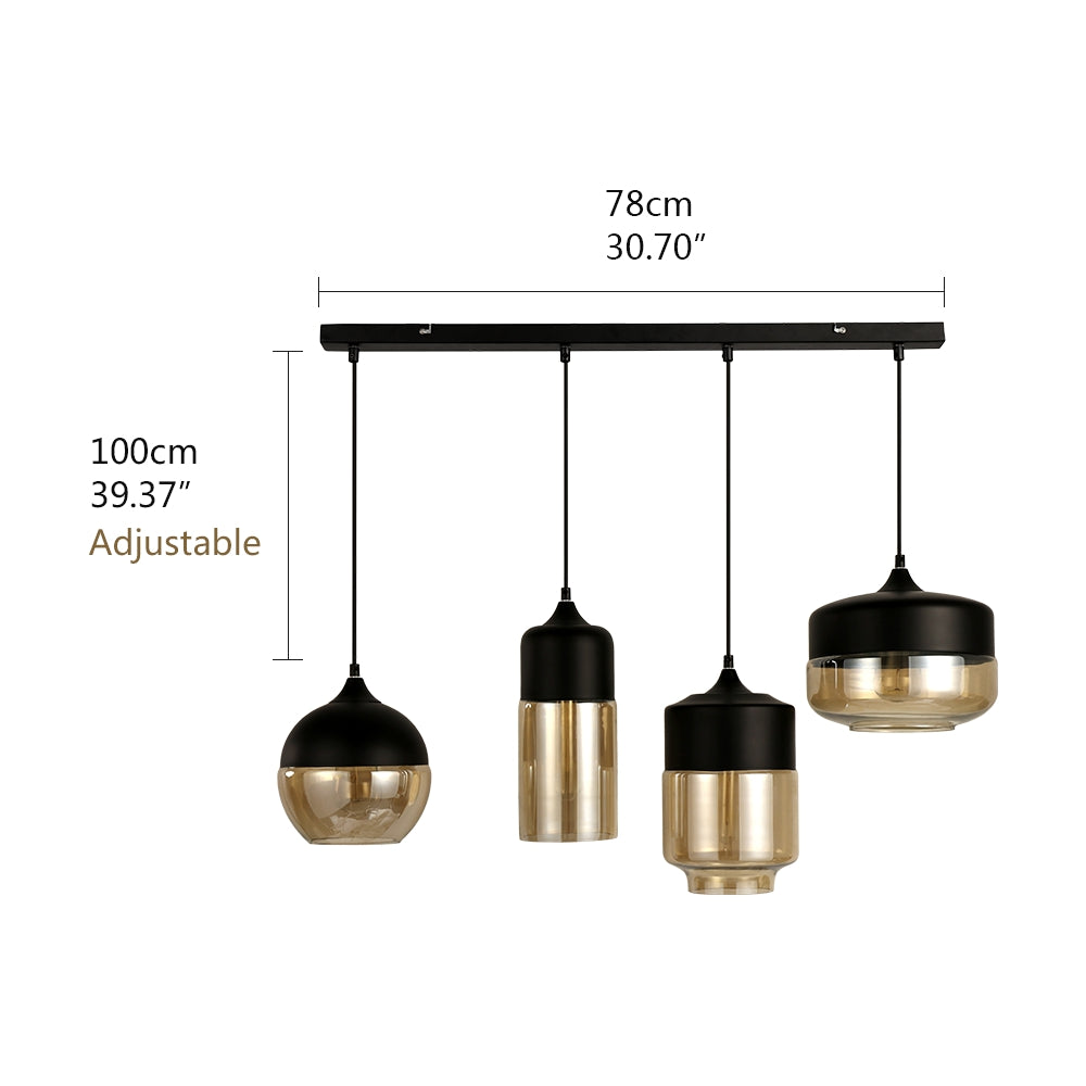 Modern hanging LED indoor lighting