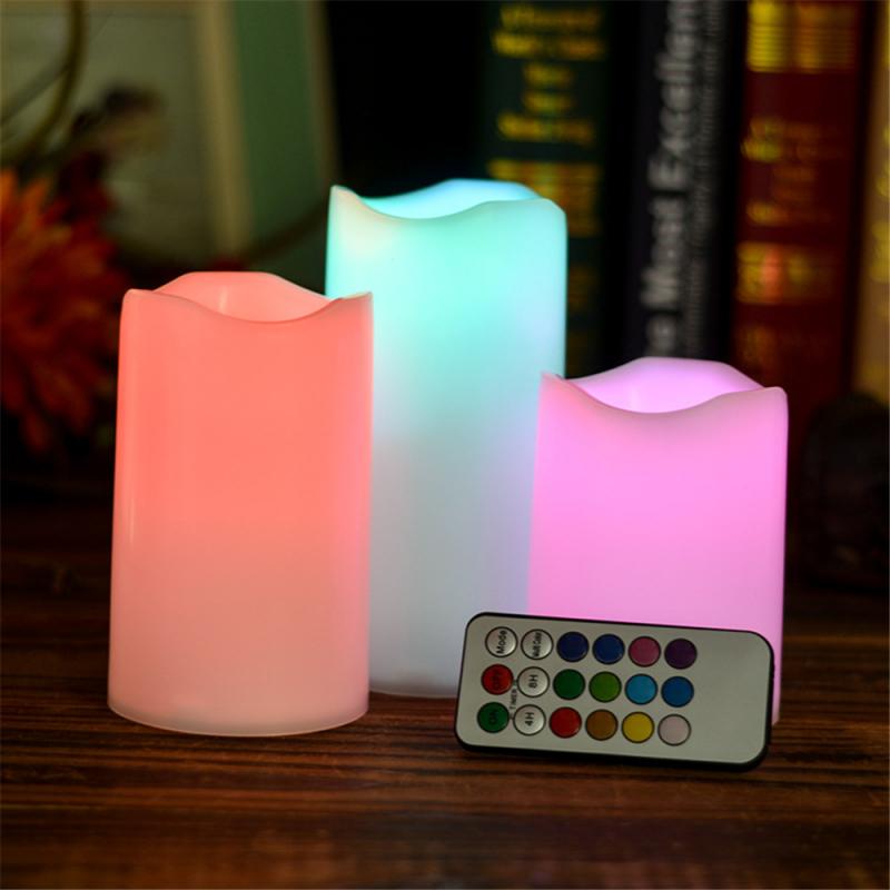 Remote Control LED Flameless Candle Set