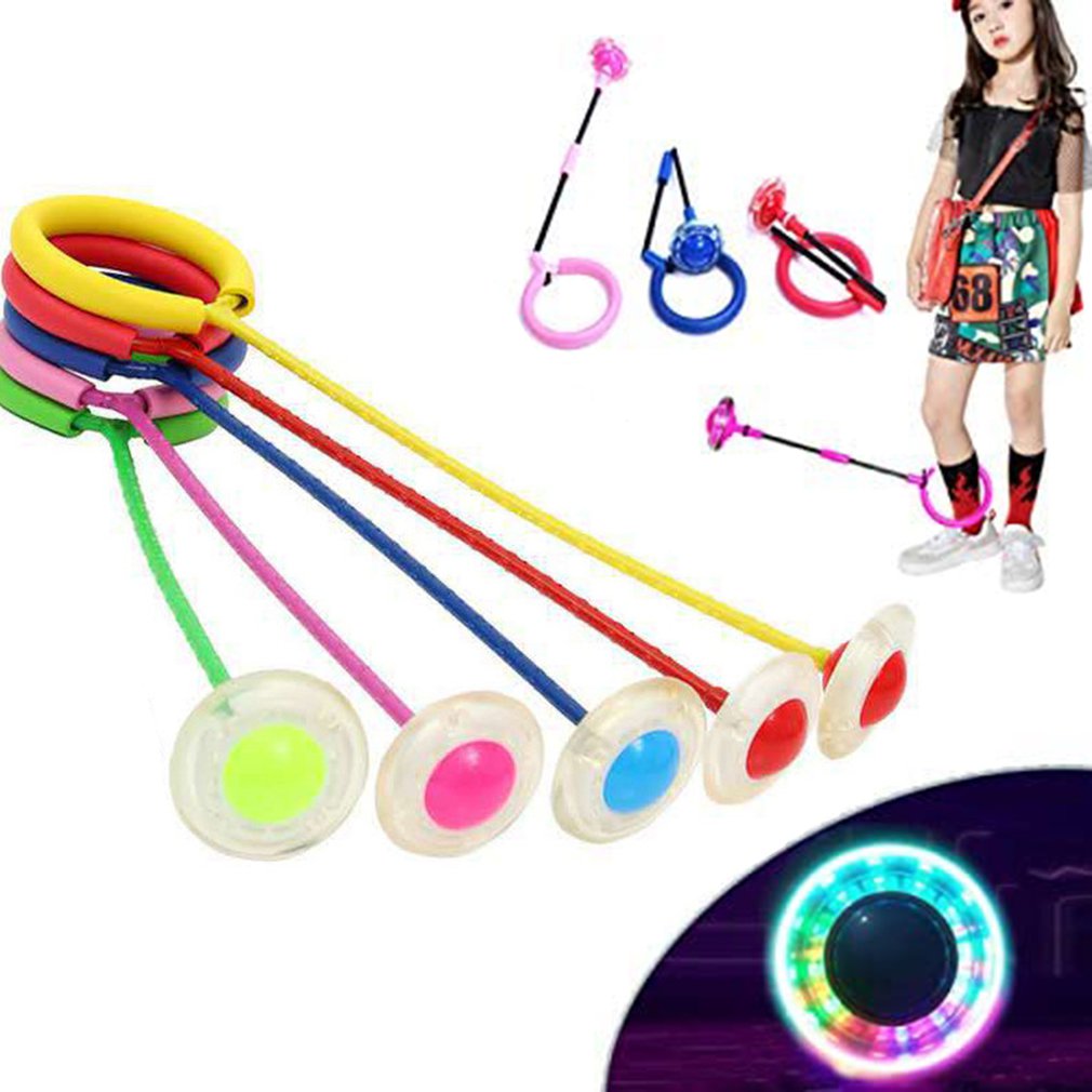 Kids LED Flash Jumping Rope Ball Toy