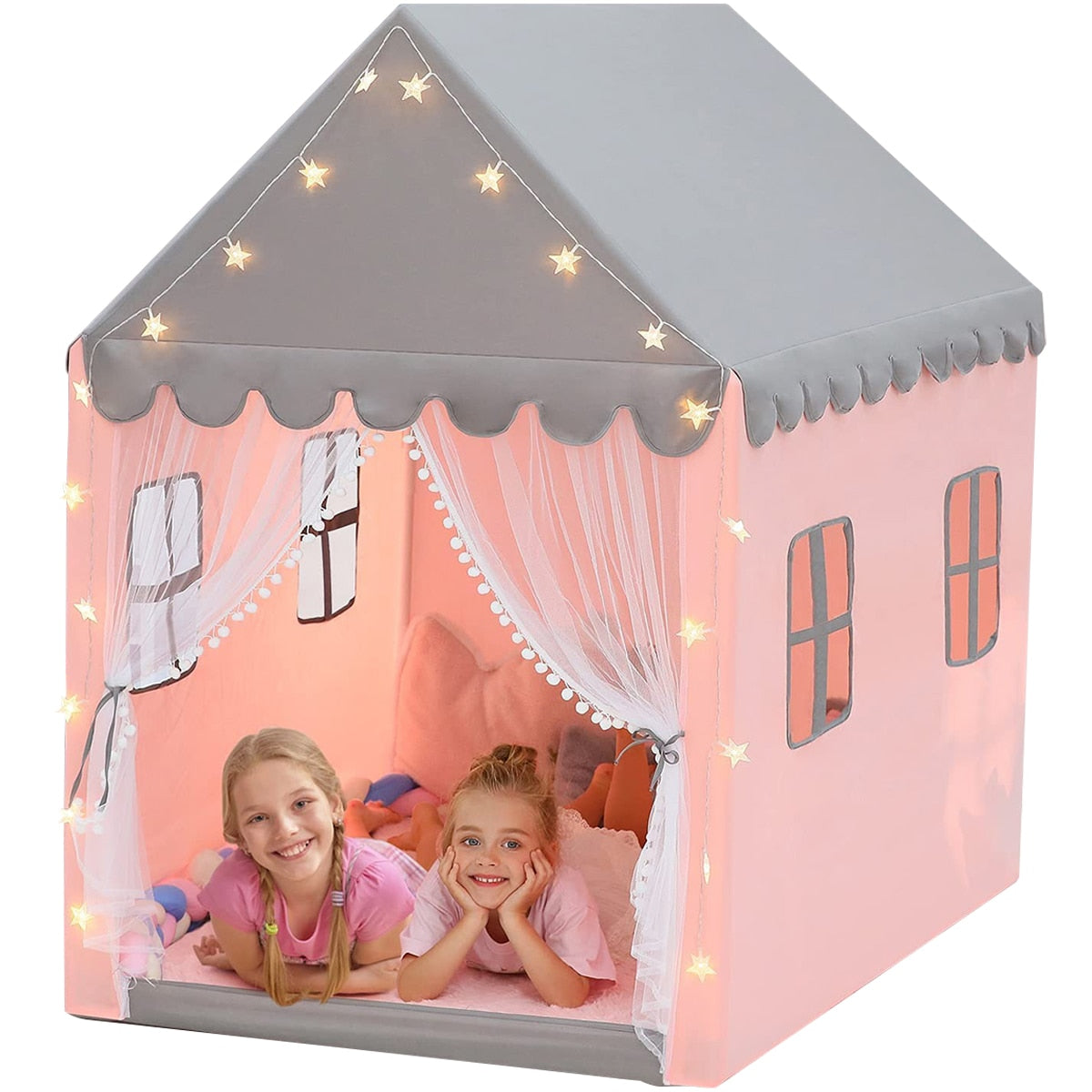 Children Princess Portable Castle Tent