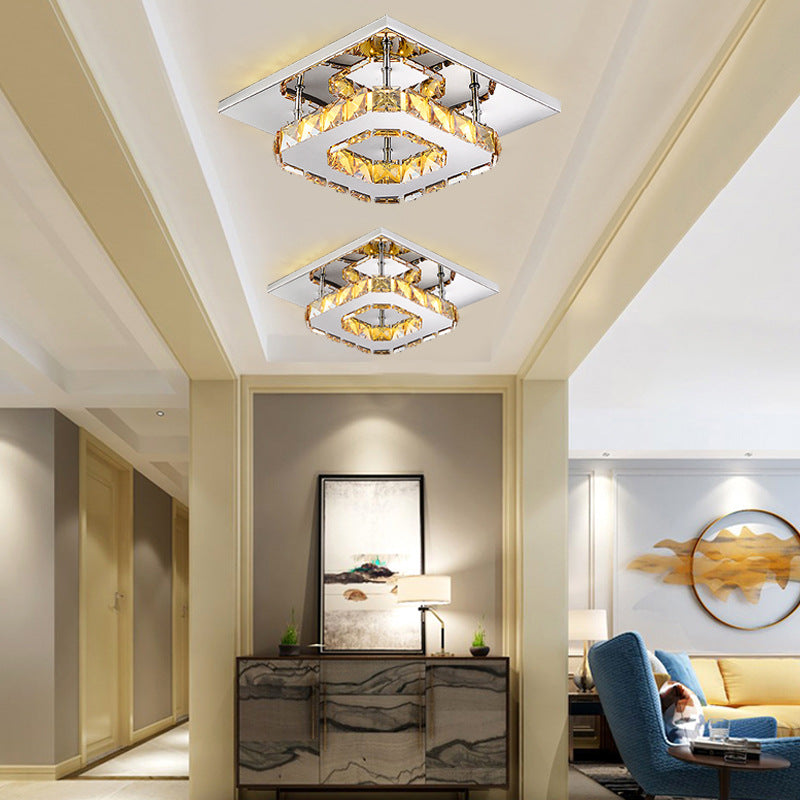 Modern Decorative Crystals Ceiling Light Fixture