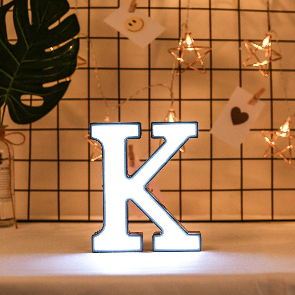 LED Letter Light Decor