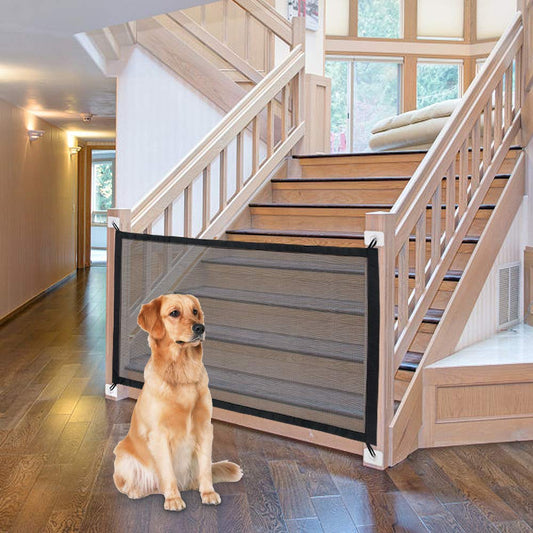 Indoor and Outdoor Mesh Dog Gate