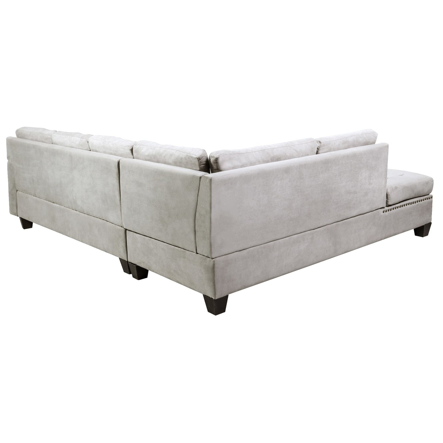 Sectional Sofa With Chaise Lounge And Ottoman