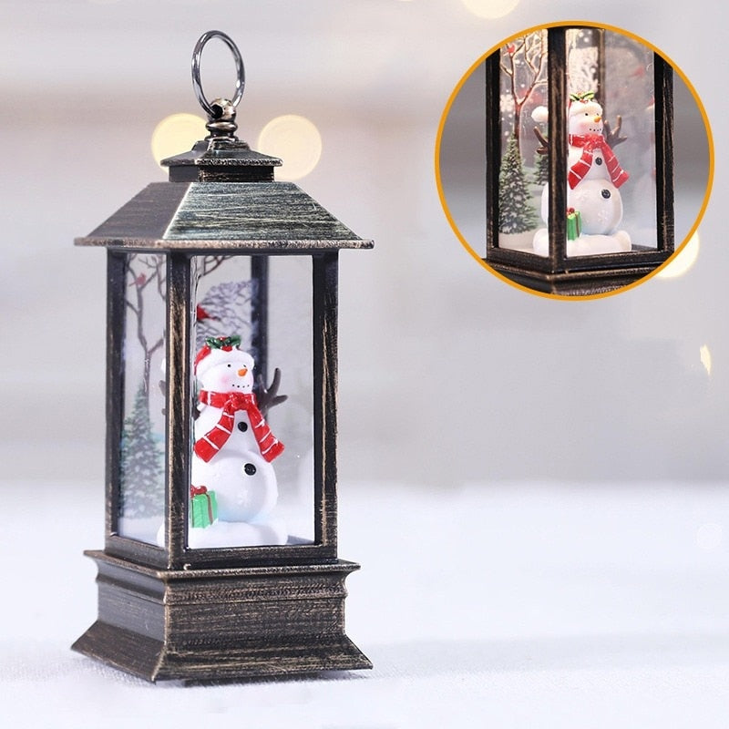 Christmas Led Candles Lantern