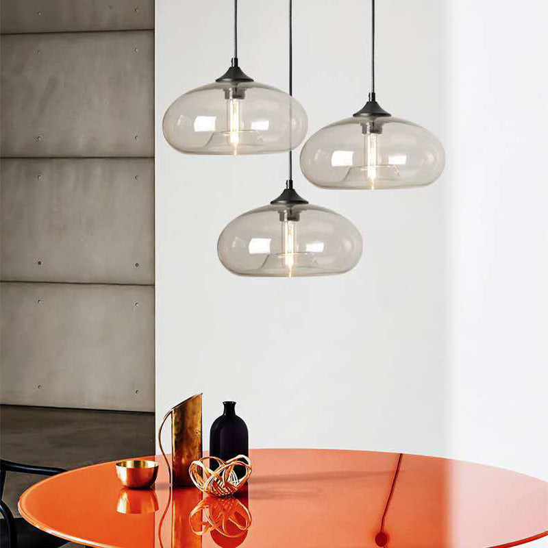 Contemporary hanging 6 Color Glass Lights Fixtures