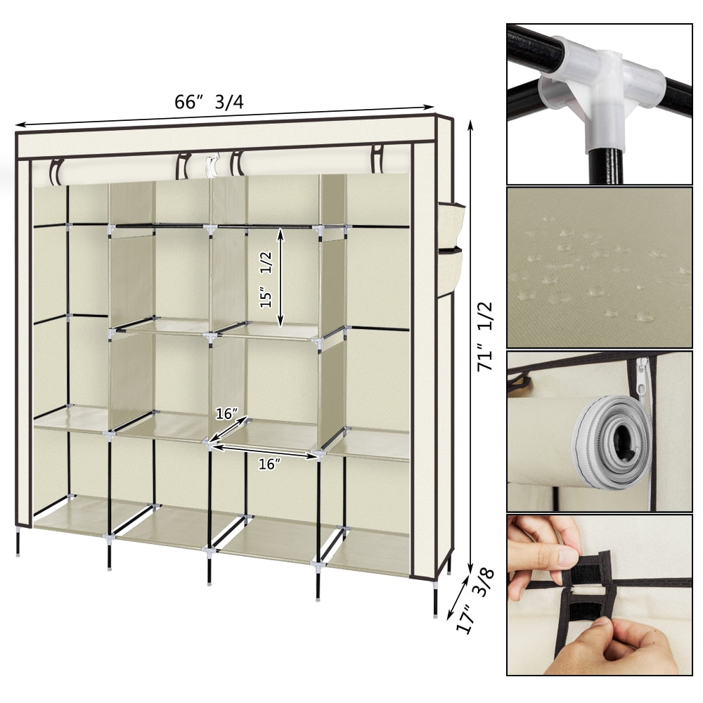 Wardrobe Storage Fabric Closet