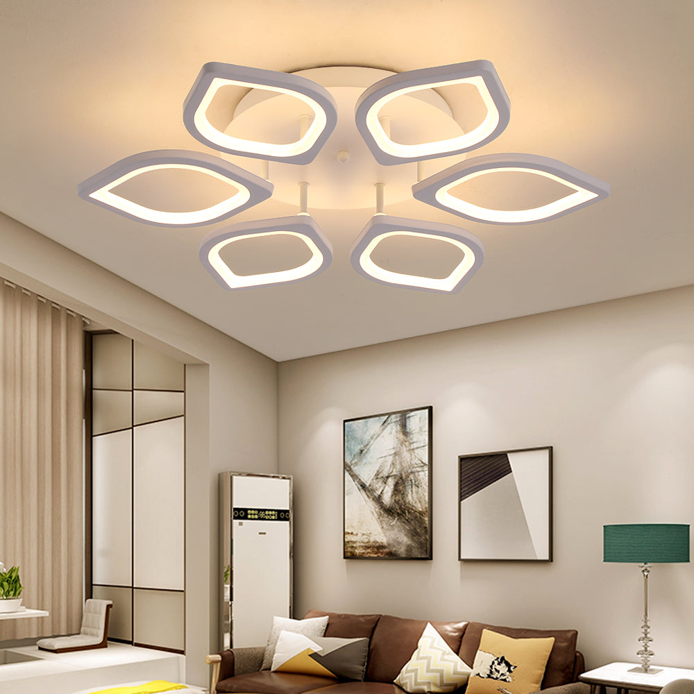 Modern Led Ceiling Light Fixture Dimming Chandelier