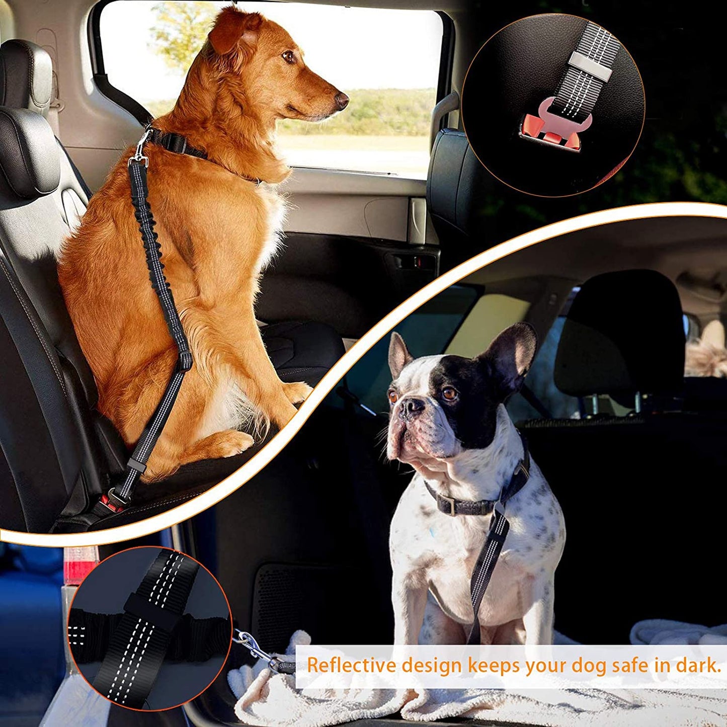 Adjustable Car Seat Belt for Dog