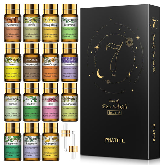 15pcs Pure Essential Oils Set