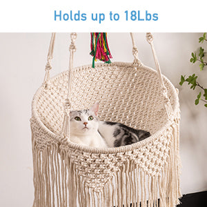 Hanging Hammock Cat Window Perch Bed