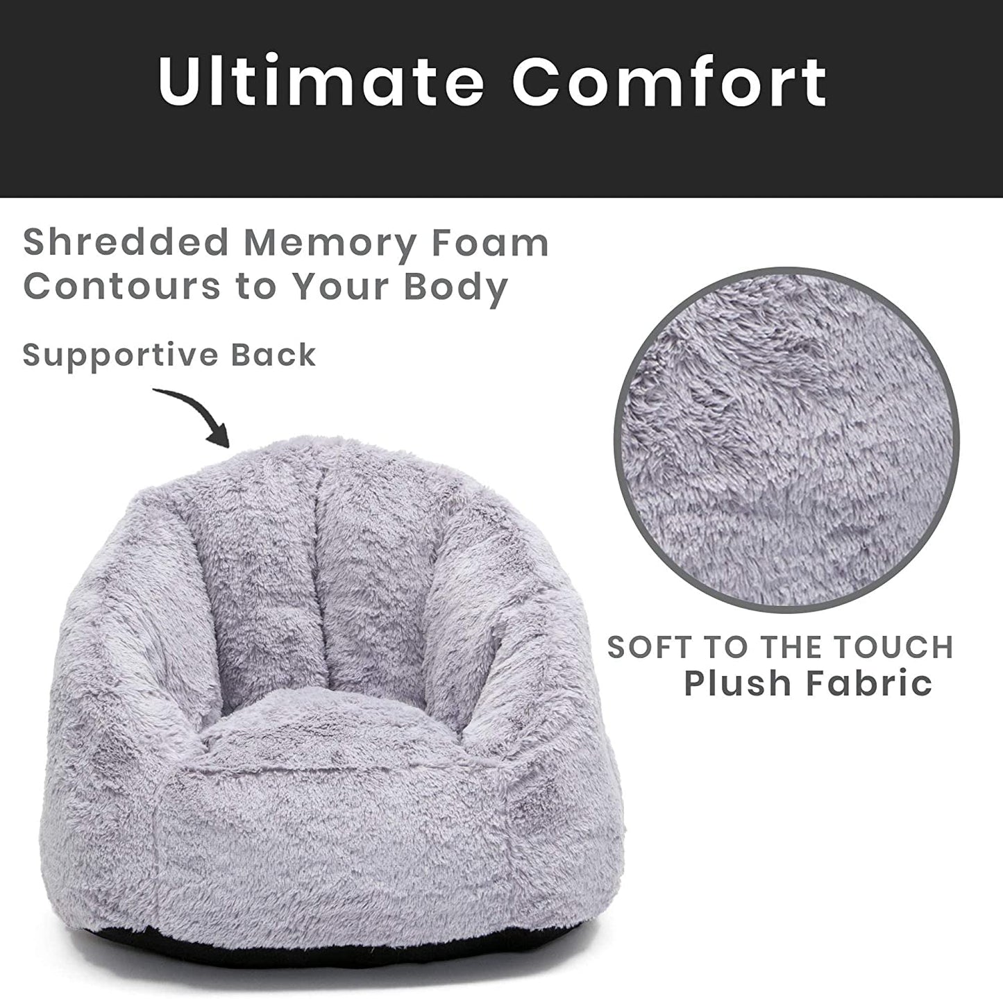 Comfy Large Adult Dormitory Bean Bag Chair