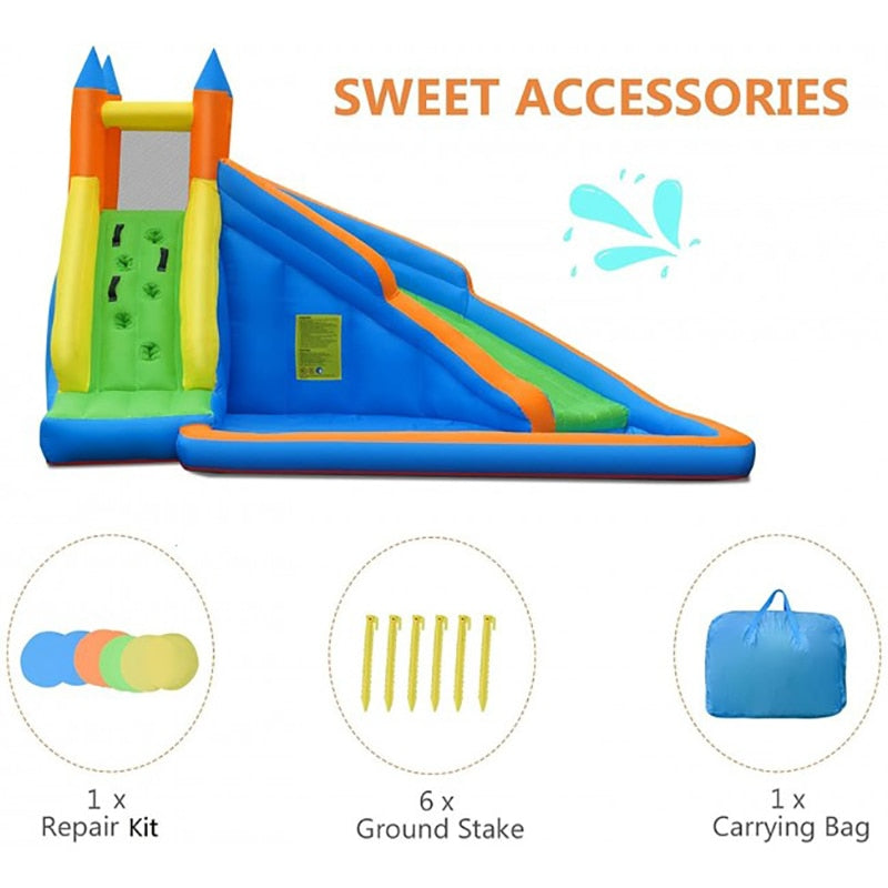 Inflatable Water Slide with Bouncing House