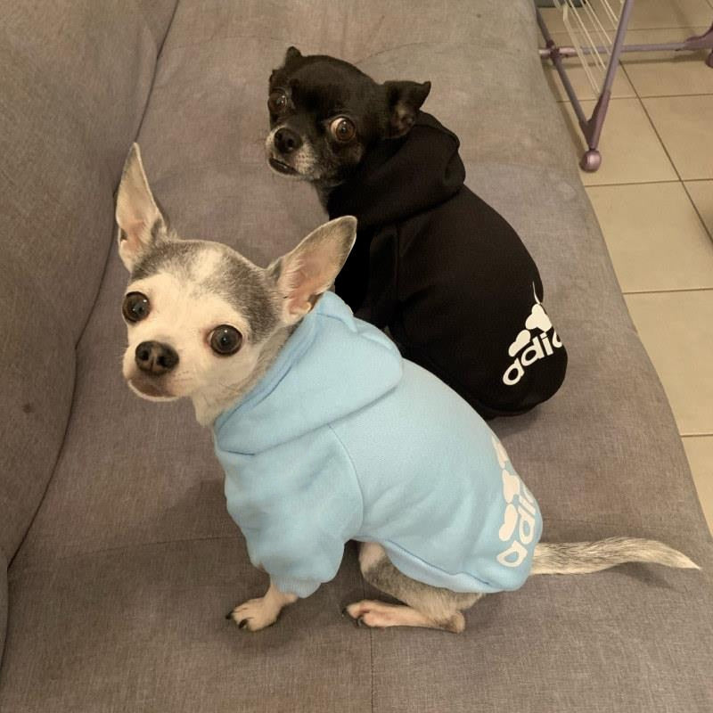 Warm Fleece Winter Dogs Hoodie Sweatshirt