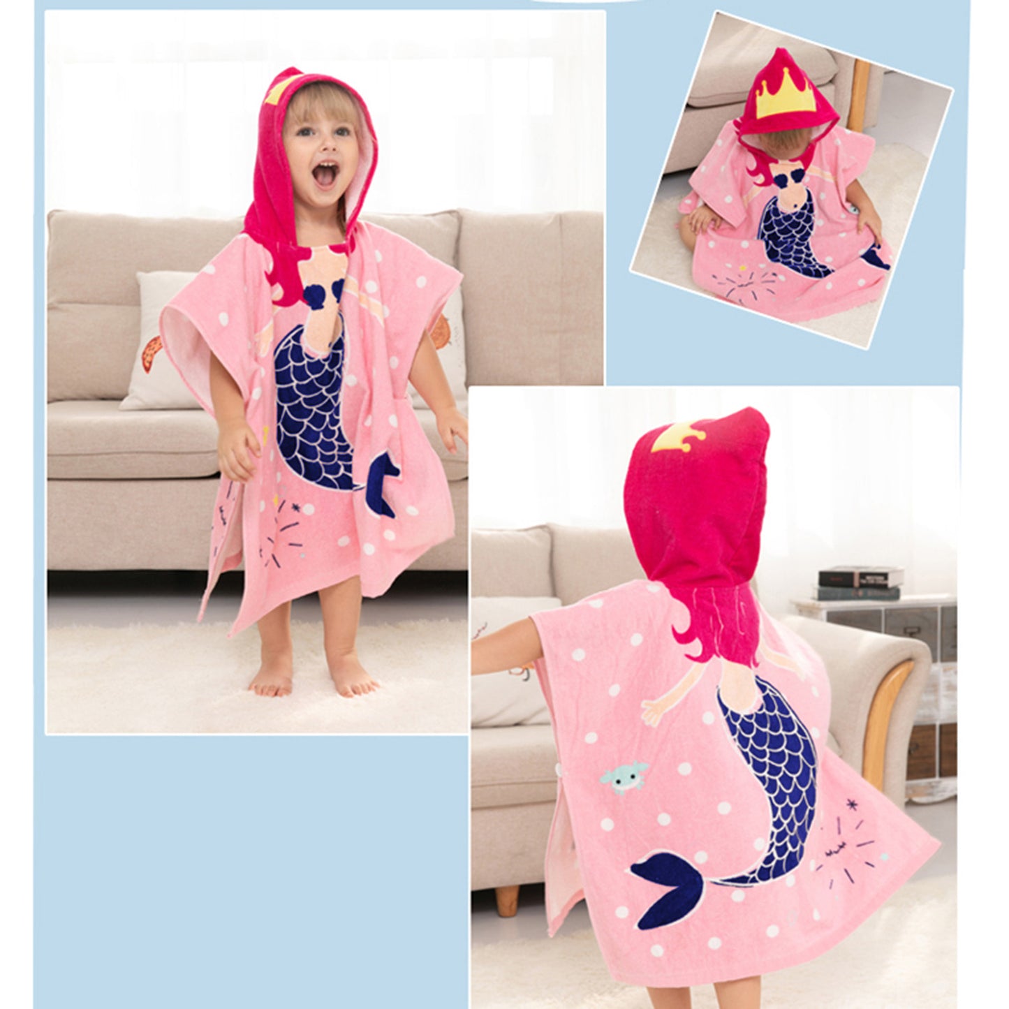 Kids Hooded Bato or Beach Towel