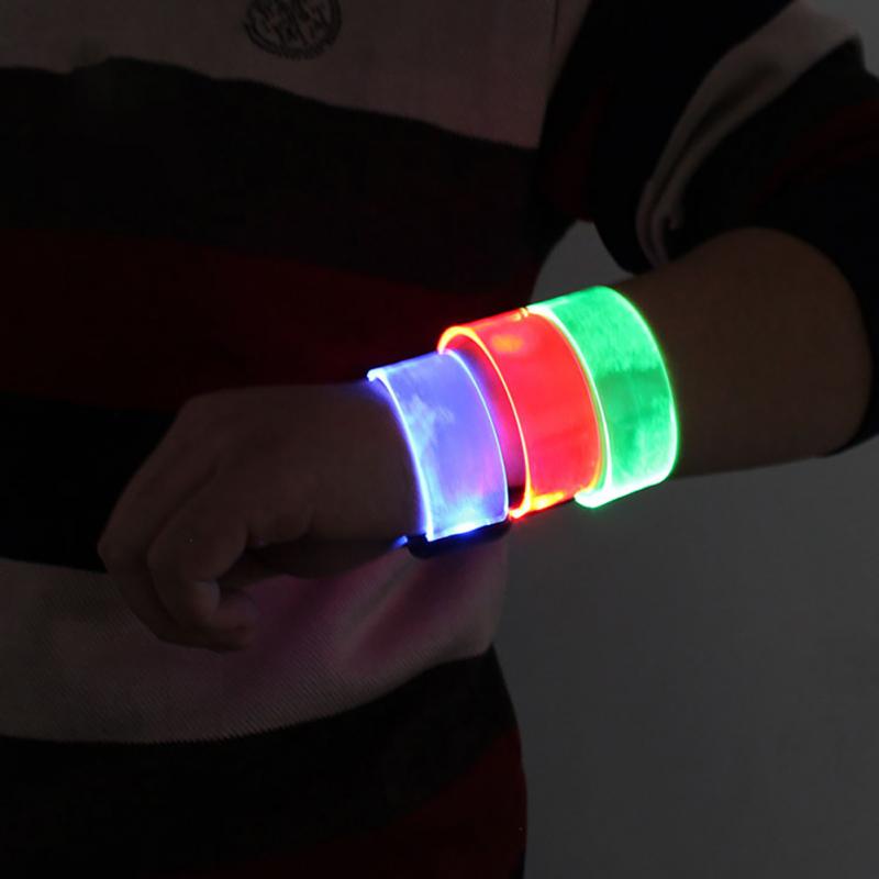 LED Bracelet Battery Fluorescence Light-emitting   Wristbands